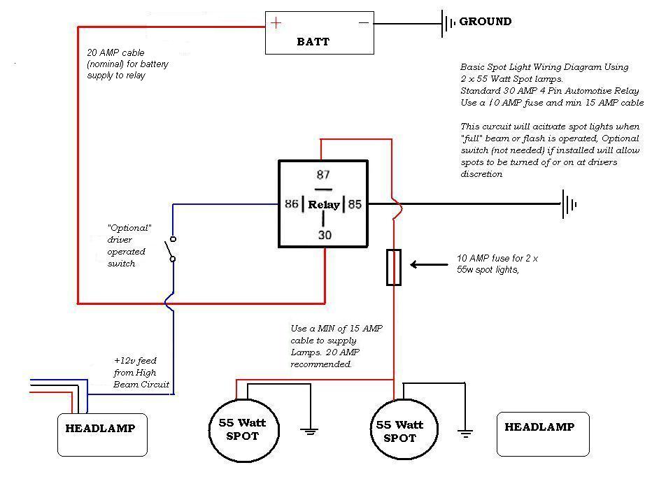 driving lights wiring instructions